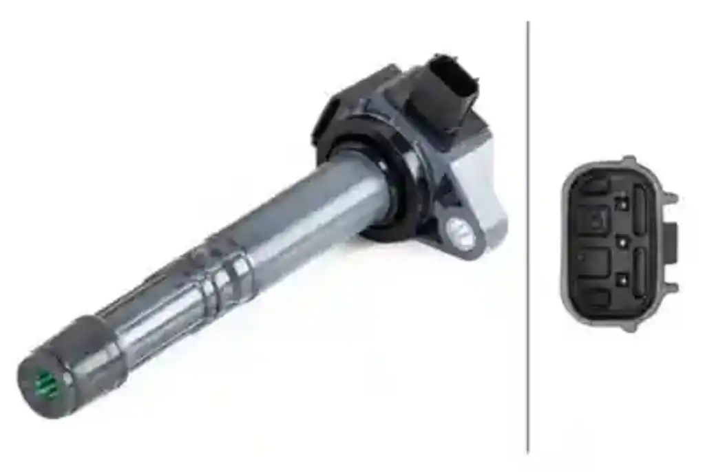 What is the procedure to test a Hella 358057761 ignition coil?