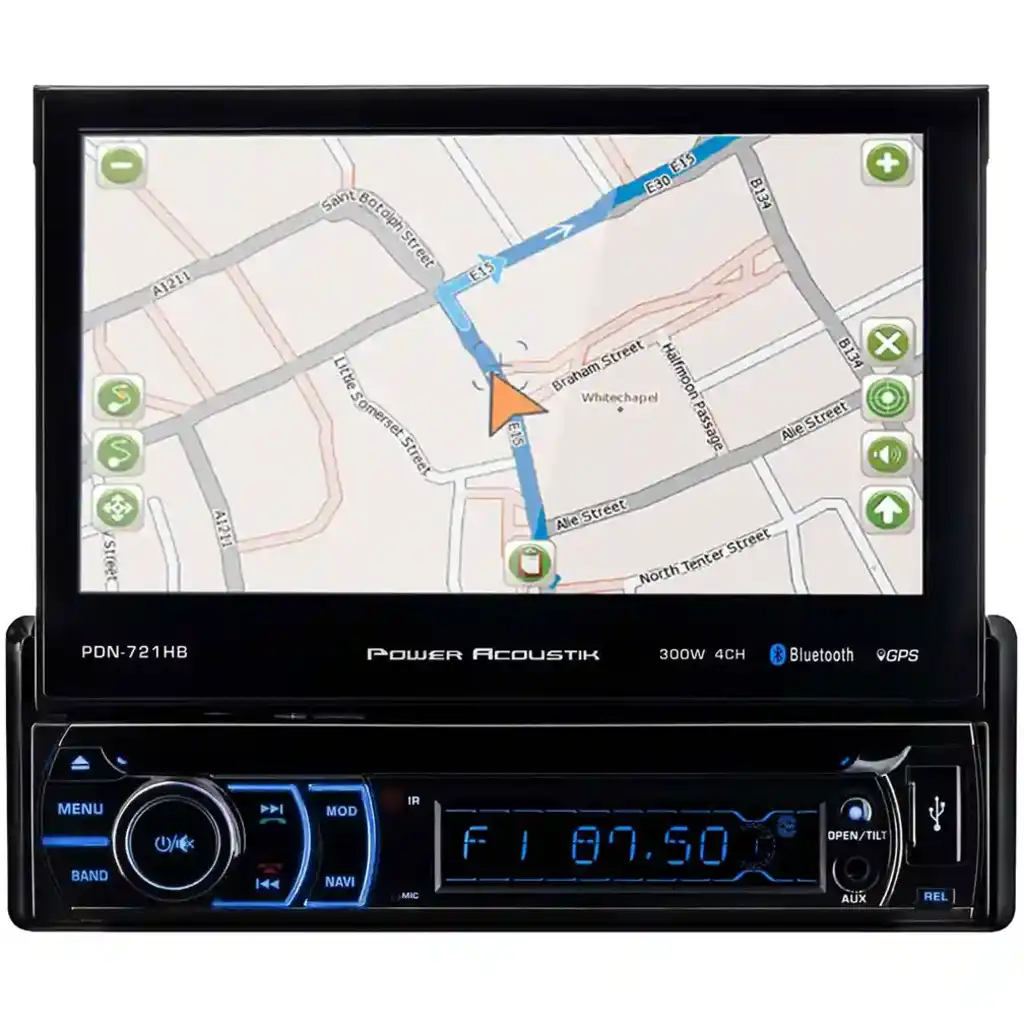PDN721HB Power Acoustik 7" Flip out Touchscreen AM/FM/DVD/USB/BT With Navigation Questions & Answers
