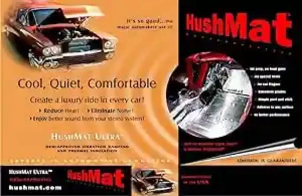What is the width of the package for the Hushmat Ultra Trunk Kit?