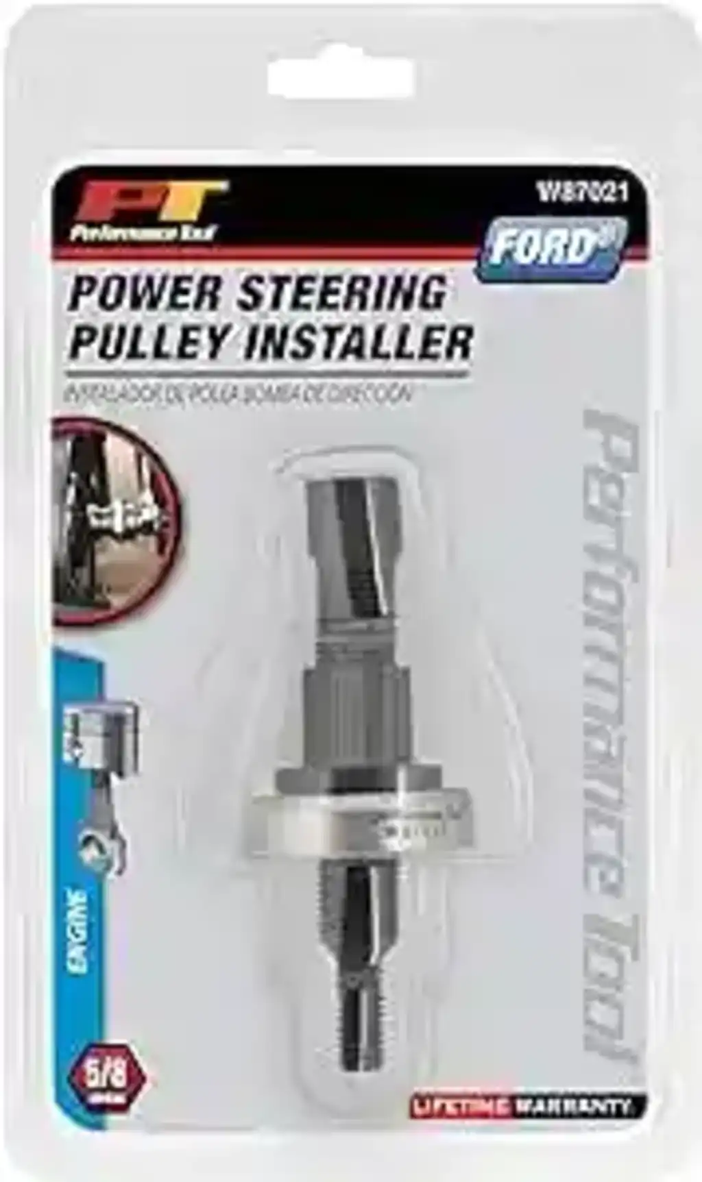 How does the pulley installer prevent damage during installation?