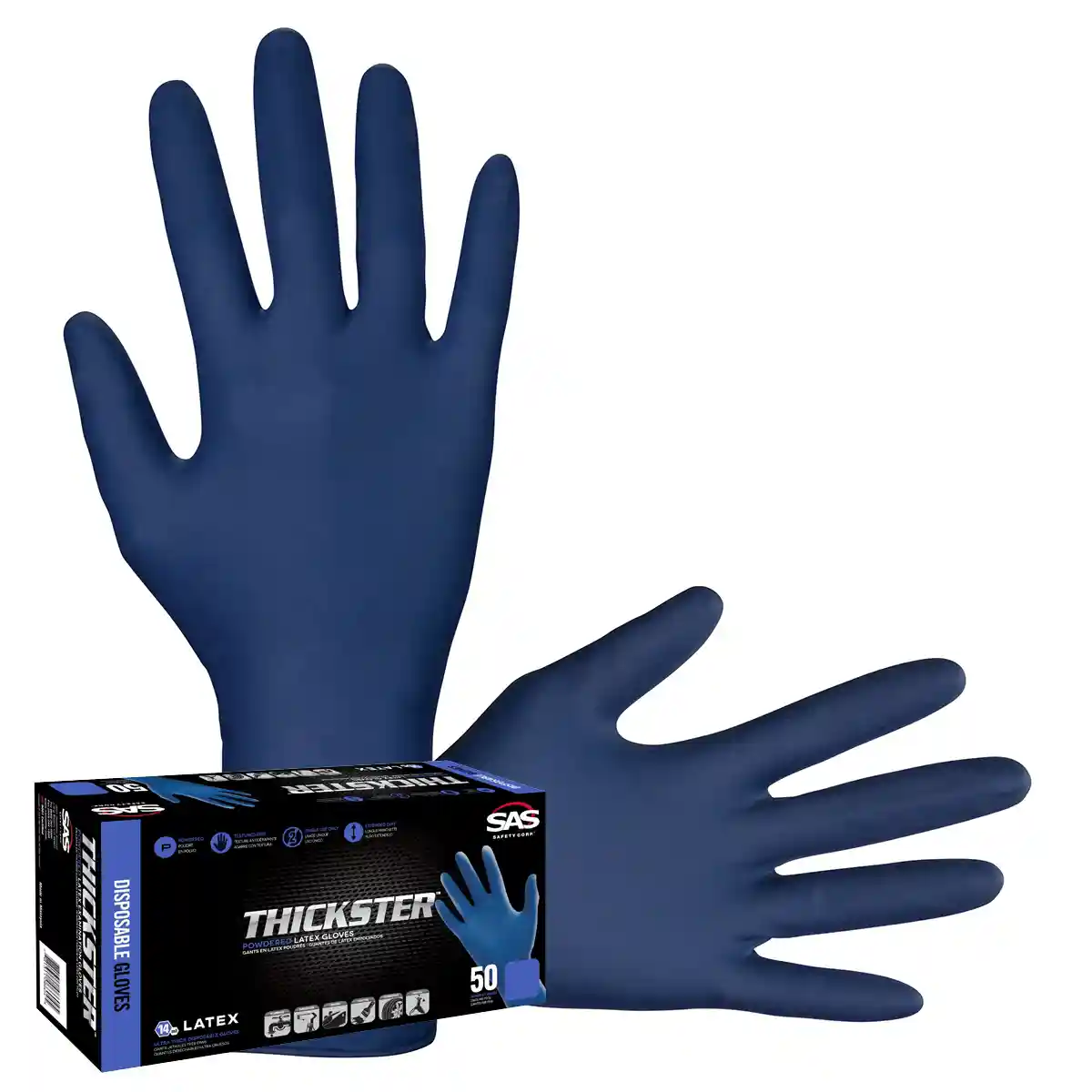 What is the part number for the 2X-Large powdered gloves?