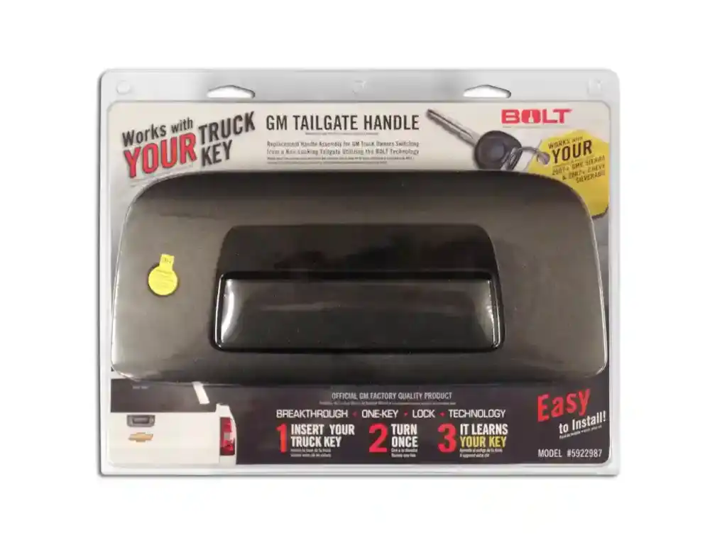 What is the material of the tailgate handle?