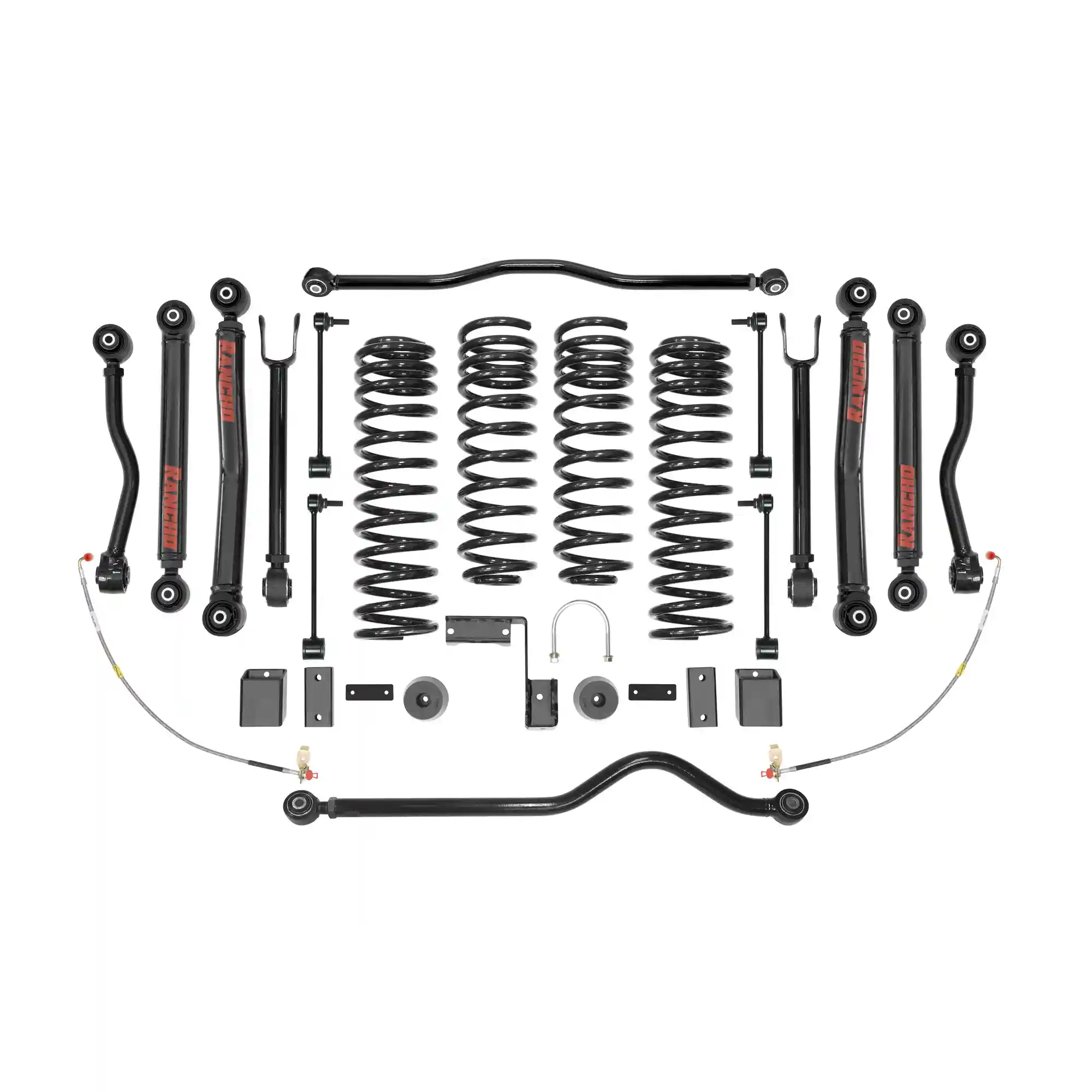 What is the significance of "Box 3 of 3" in this suspension lift kit?