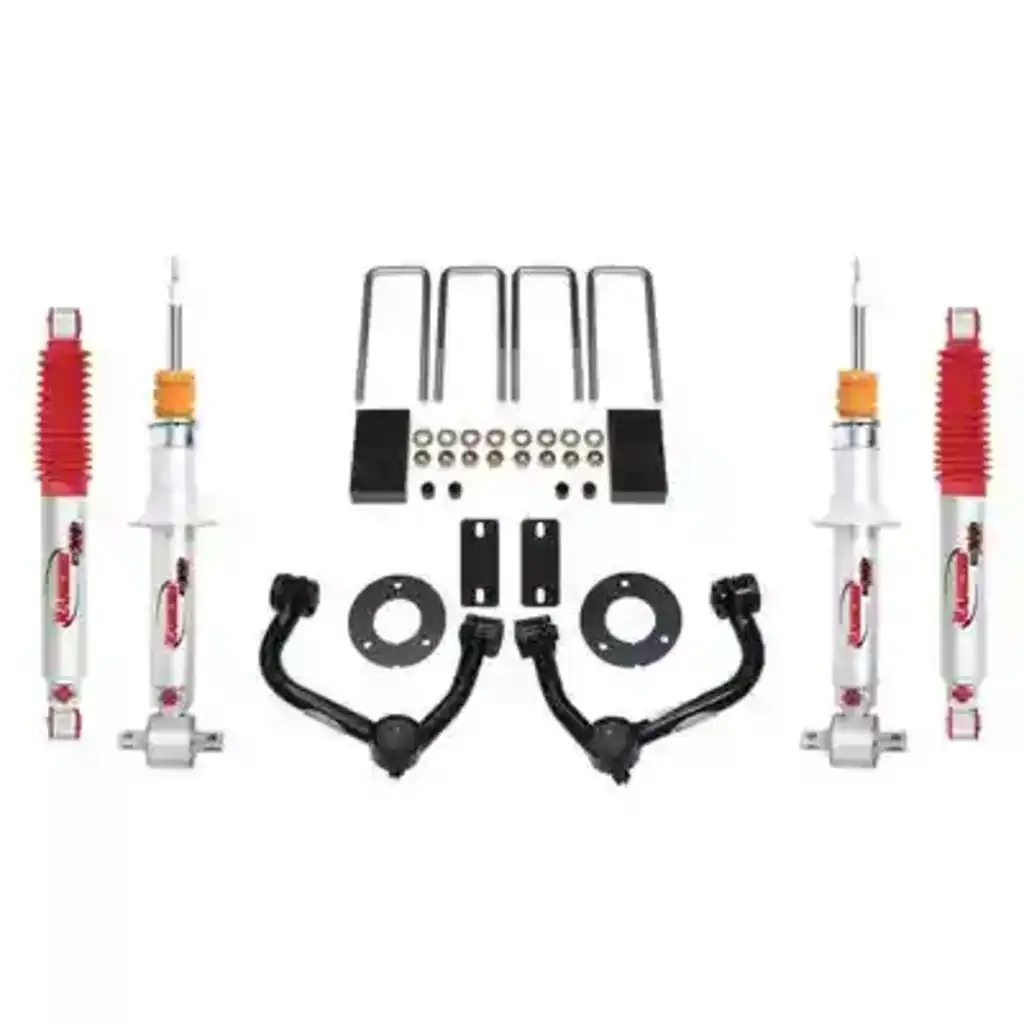 What is the significance of the nine levels of adjustment in the shocks?