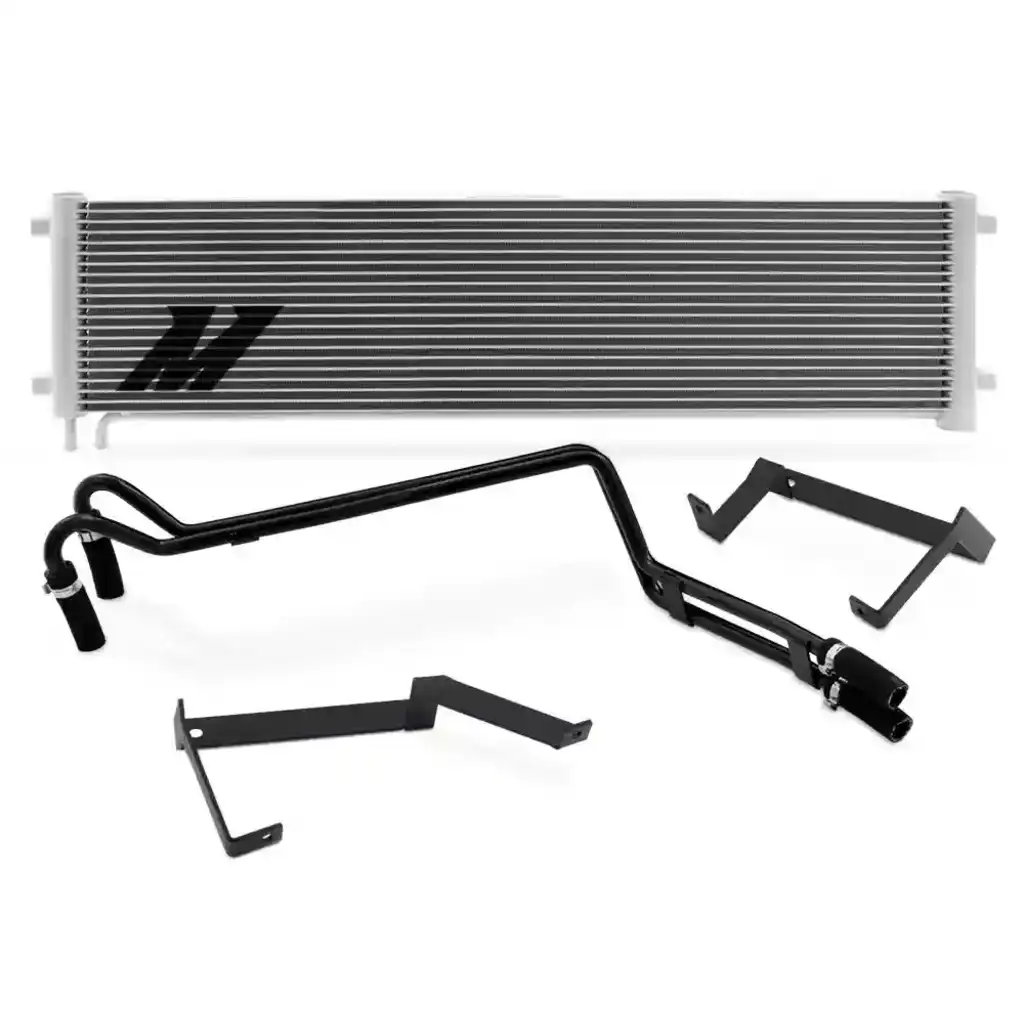 What is the length of the transmission oil cooler?