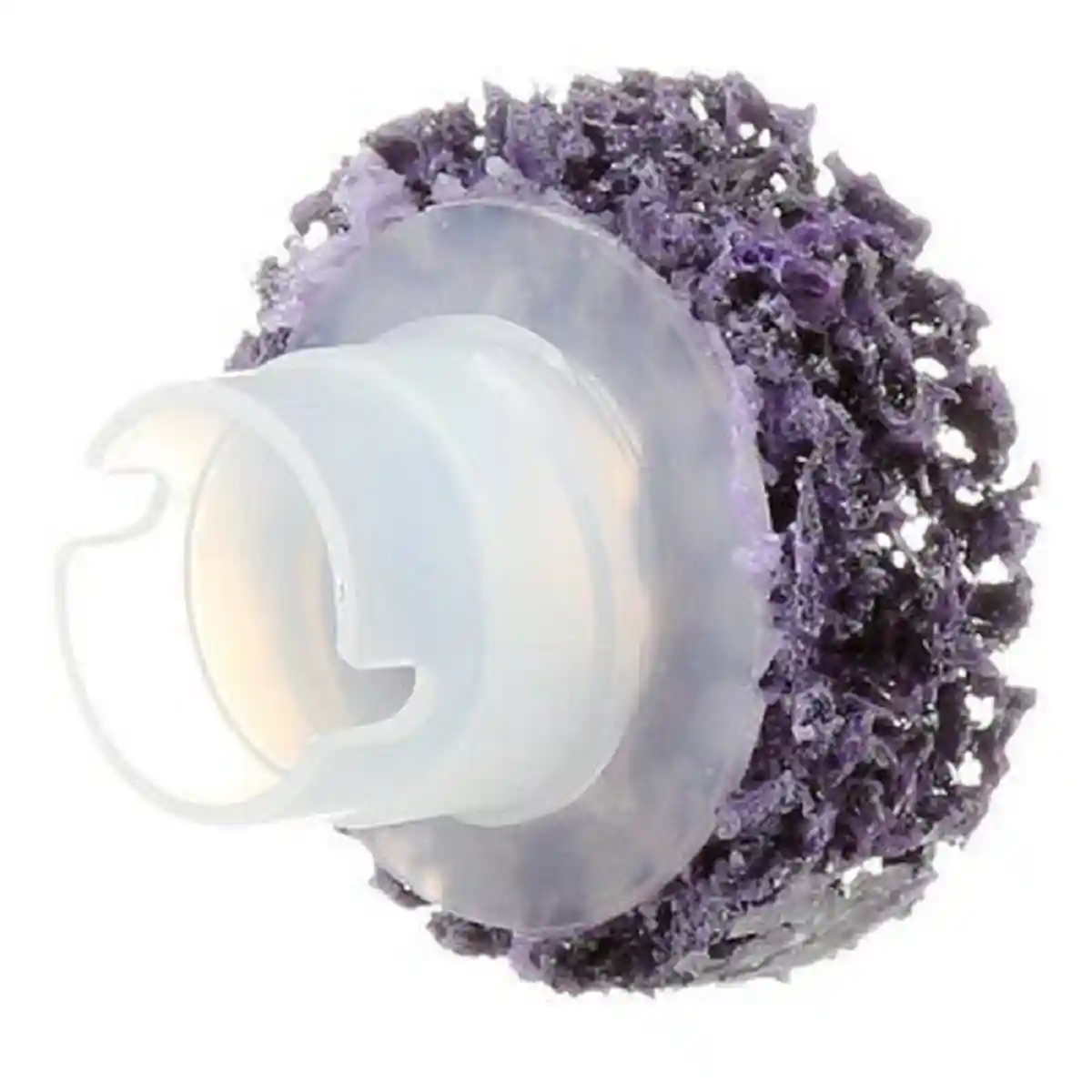 What type of abrasive material is used in the disc?