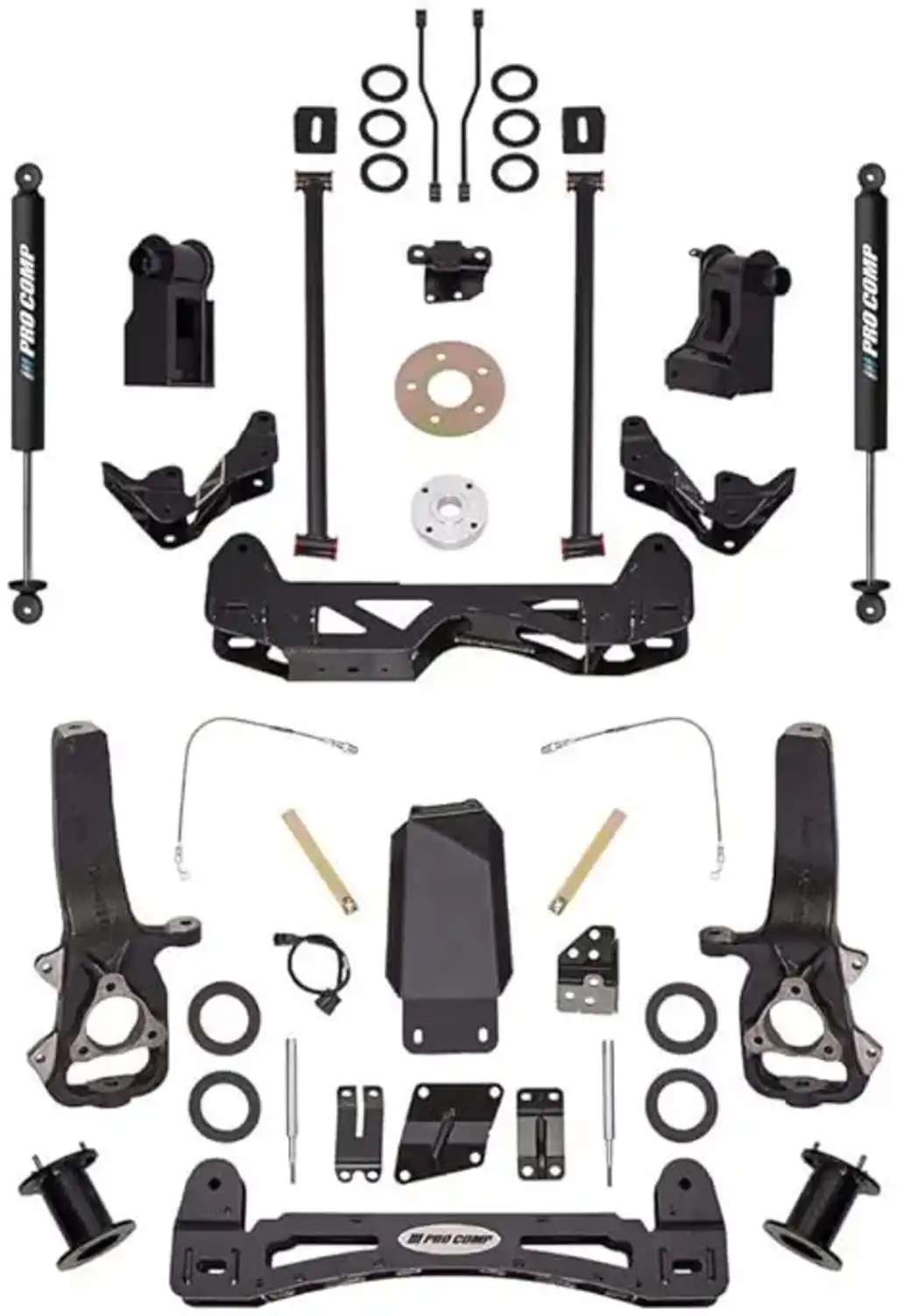 What type of shocks are included in the kit?
