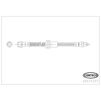 Corteco 49374257 Brake Hydraulic Hose Questions & Answers