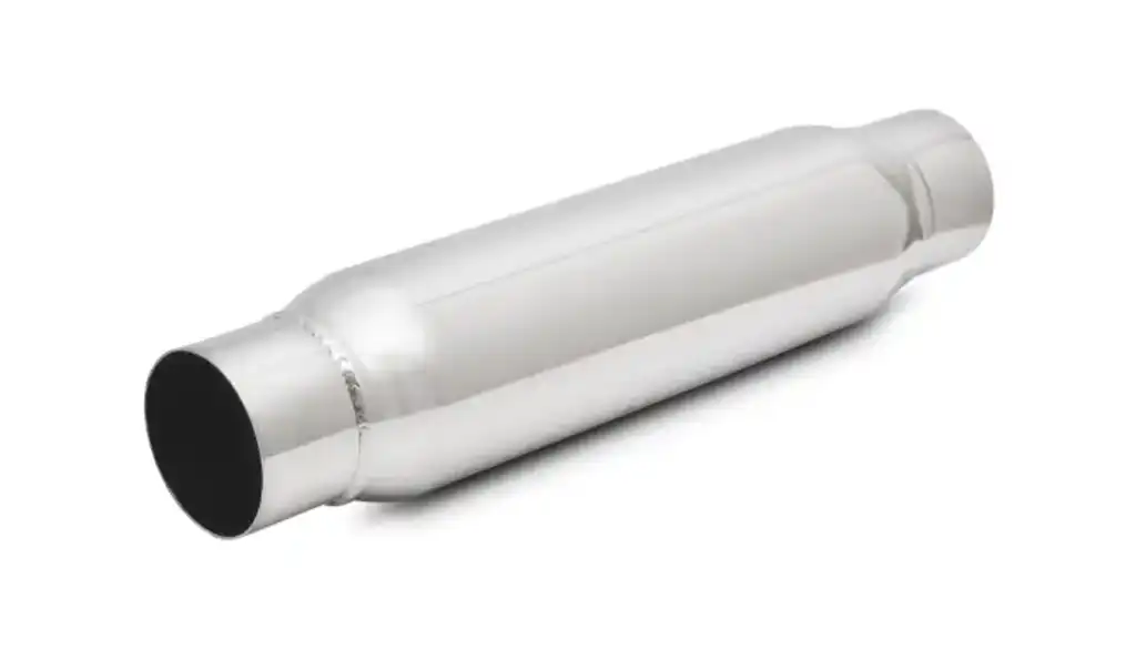 What is the width of the exhaust resonator?
