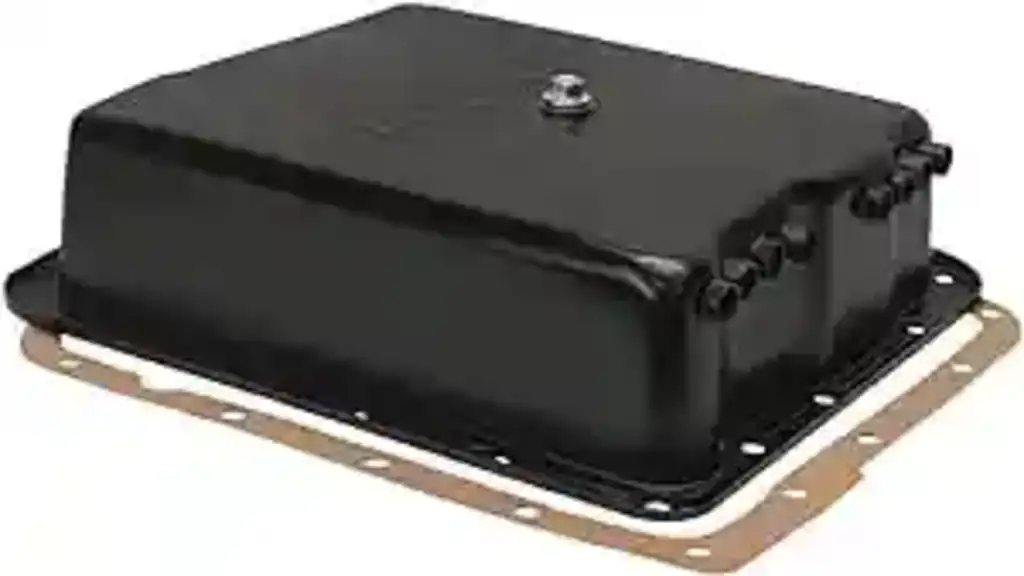 How much additional fluid capacity does the oil pan provide?