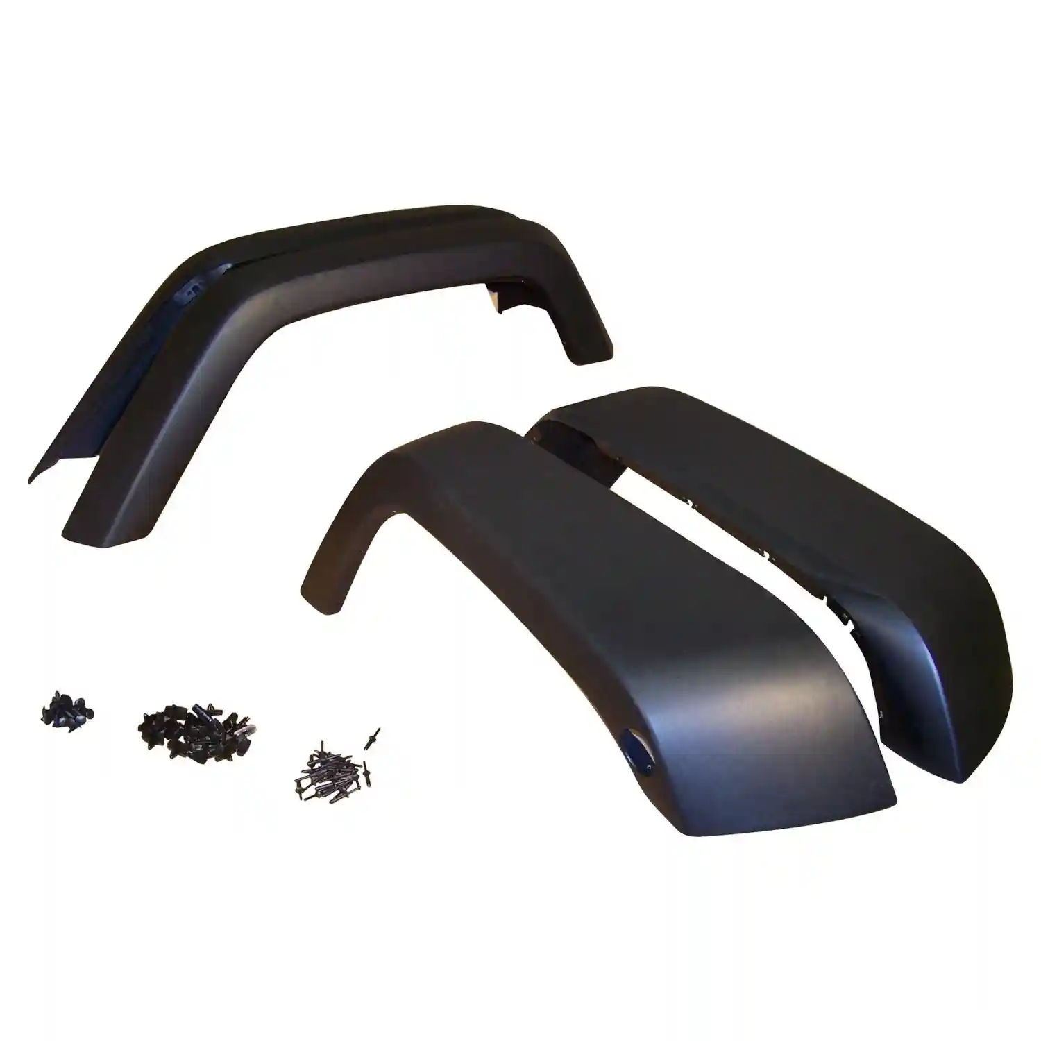 What additional components come with the fender flare kit?