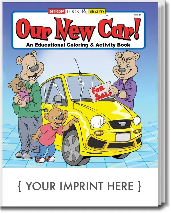 COLORING BOOK - Our New Car! Coloring & Activity Book Questions & Answers