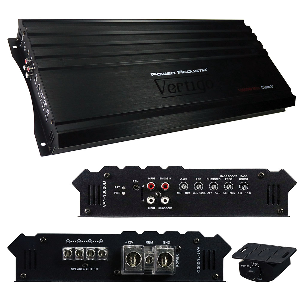 What is the maximum power output of the amplifier?