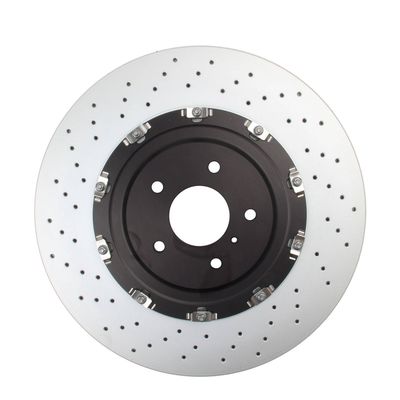 What material is used in the rotors to minimize noise and vibration?
