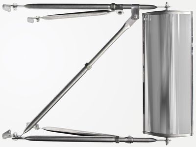 Are these mirrors stainless or chrome and will they fit the 1977 F350 Ford?