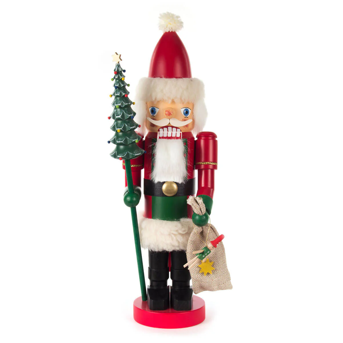 Dregeno Nutcracker - Santa with Tree Glazed Questions & Answers