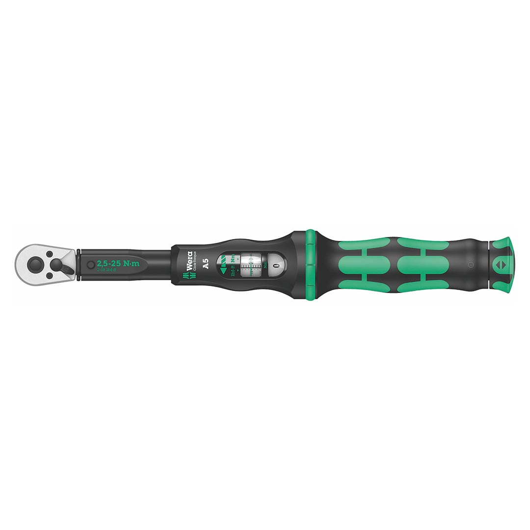 What feature of the ratchet wrench makes it easy to use?