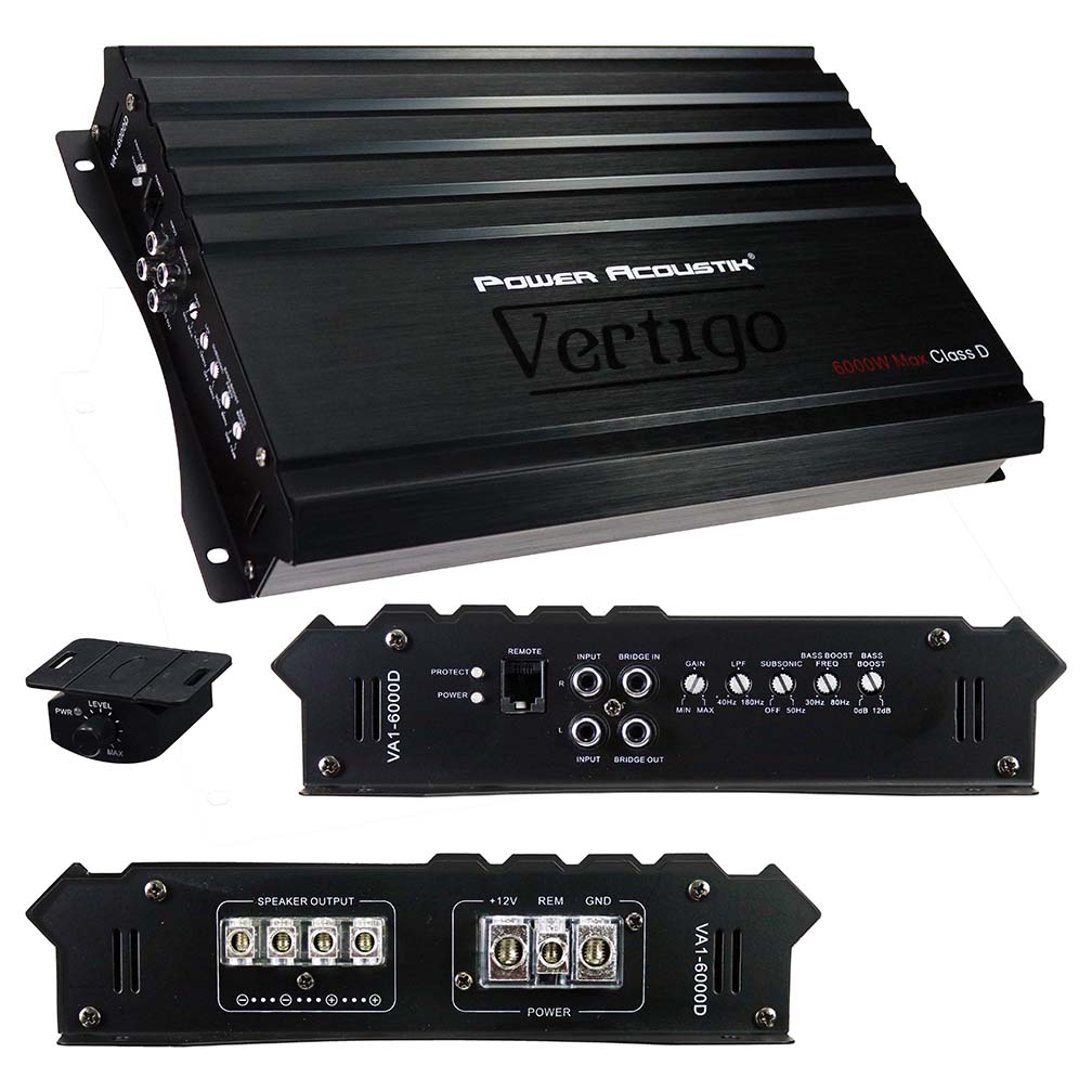 What is the RMS of the Power Acoustik RZR1 2500D amplifier?