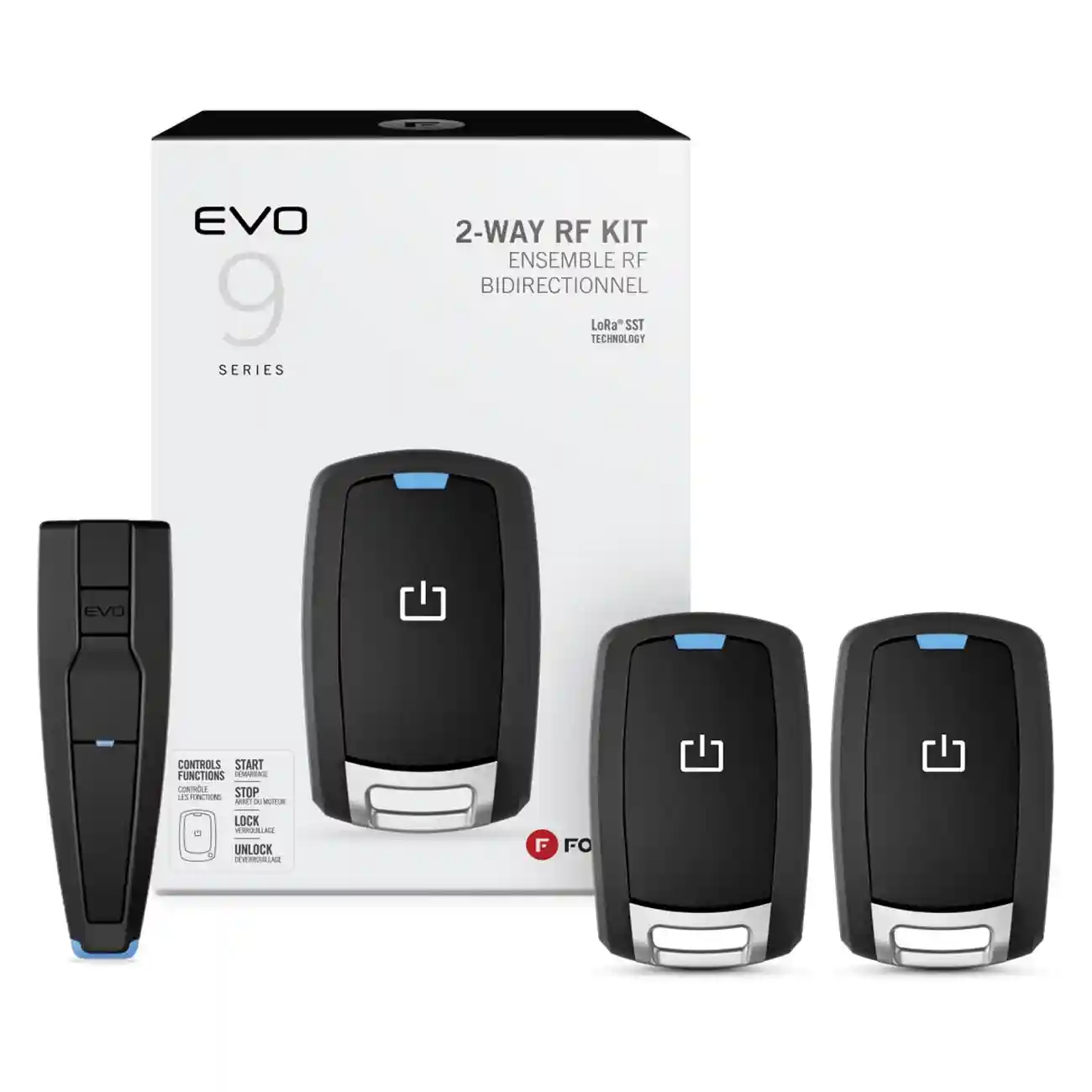 RFK912 Fortin 2-way RF kit 6000 FT Range 2 -1-button LED remotes Works with EVO-ONE AND EVO-ALL Questions & Answers