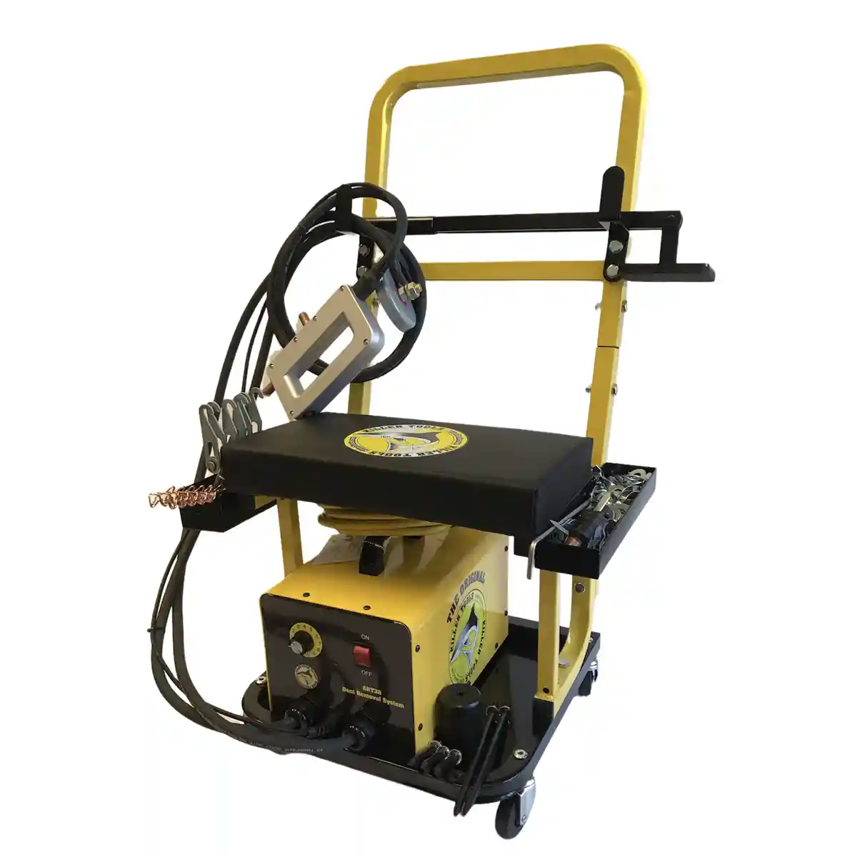 What voltage does the dent puller operate on?