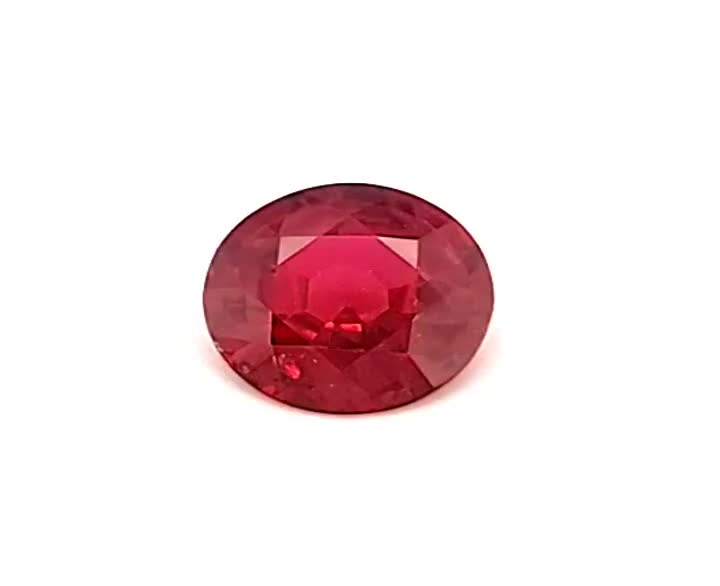 Round Shape, 1.34 Carat, Fine Ruby Gemstone,, 6.91 x 3.48 Questions & Answers