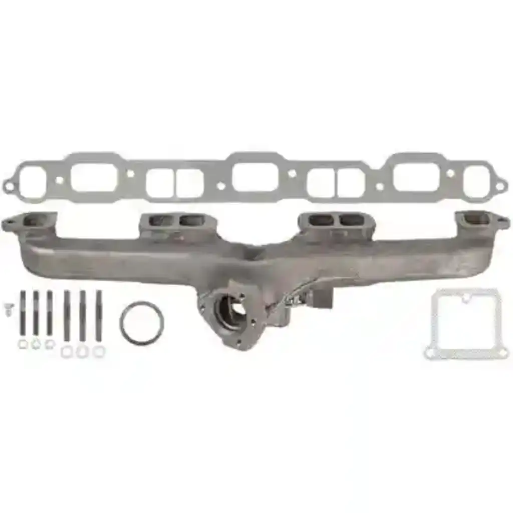What is the width of the exhaust manifold package?