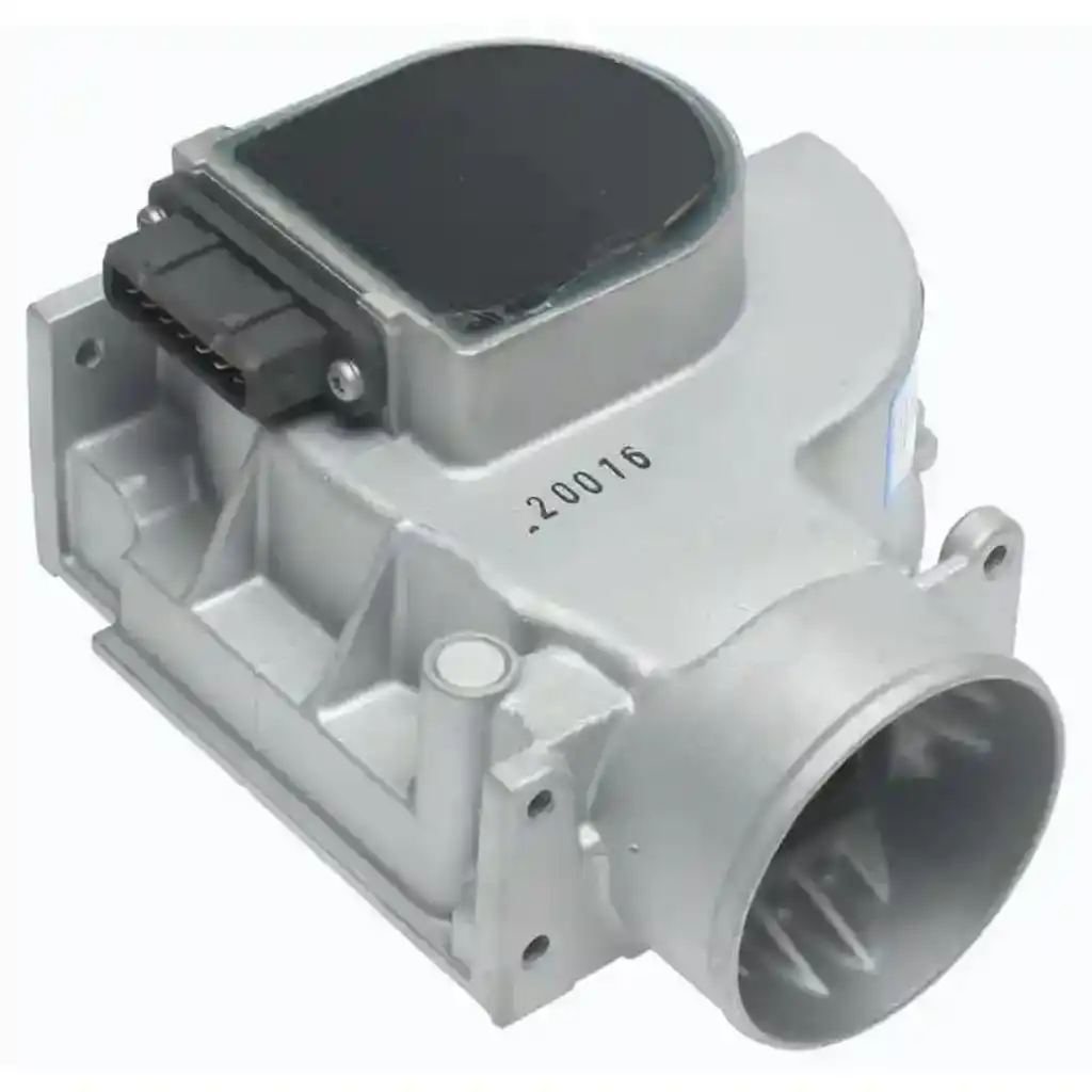 What is the function of the mass air flow sensor?