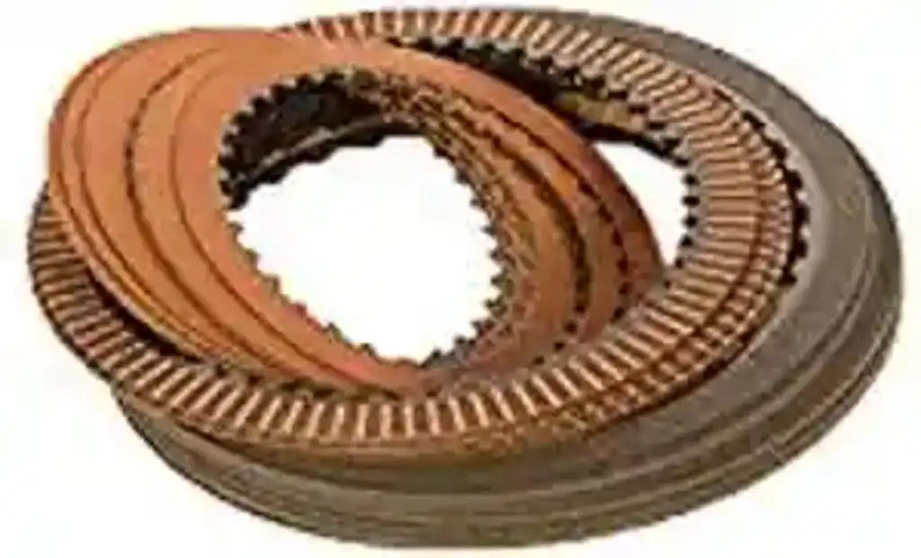 What does a clutch friction plate do?