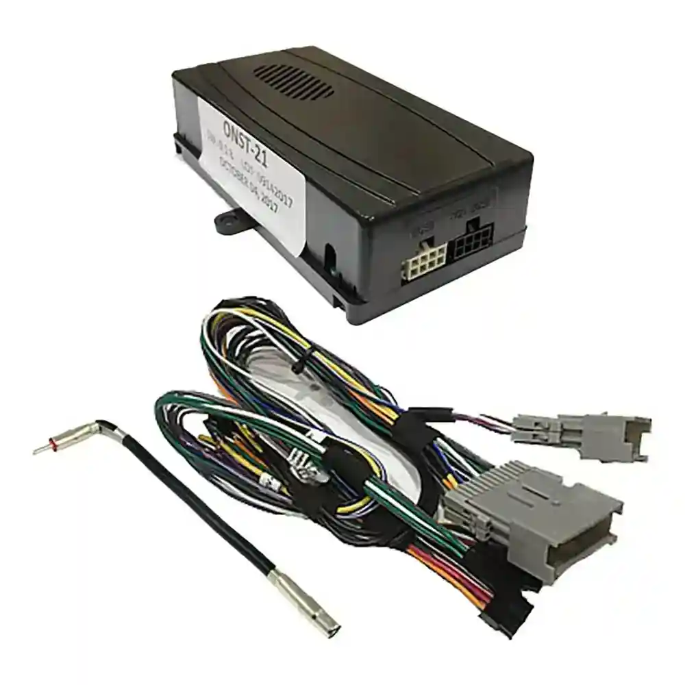 What is the width of the SONGM11 CRUX OnStar Radio Replacement Interface?