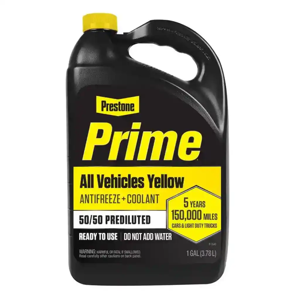 What is the container size of the coolant?