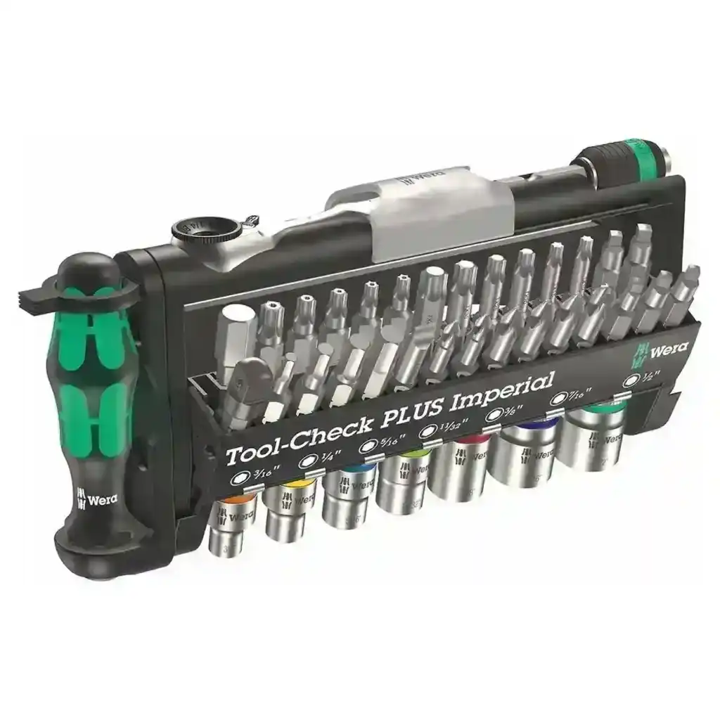 What is the width of the Wera SAE Socket/Bit Driver set?