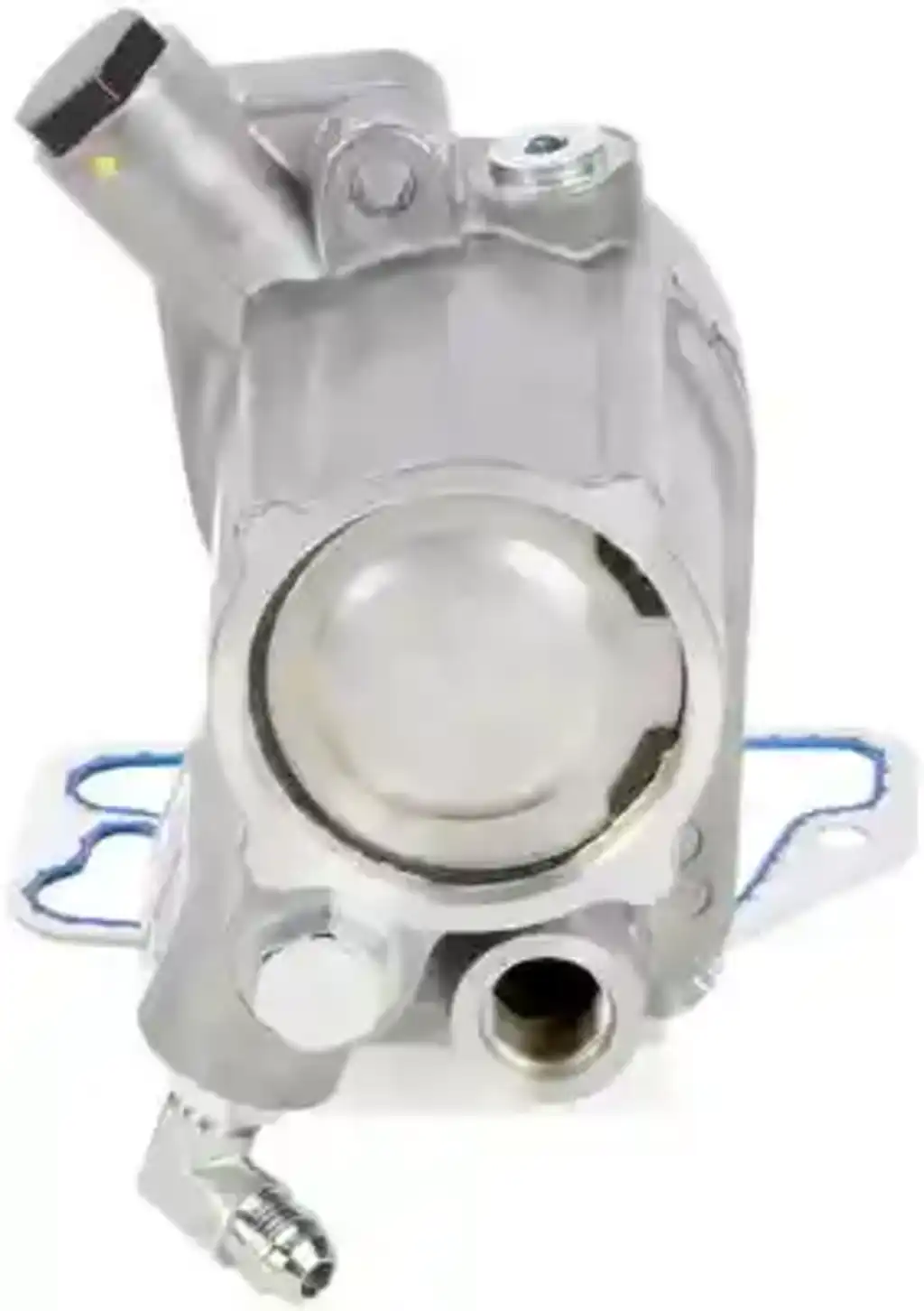 What type of oil pump volume does this product offer?