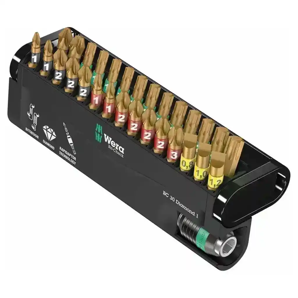 5057431001 Wera Bit-Check 30 Diamond Coated Tips (30-Piece Set) Questions & Answers