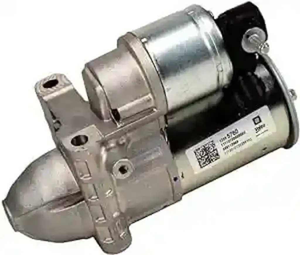 How is the starter motor tested?